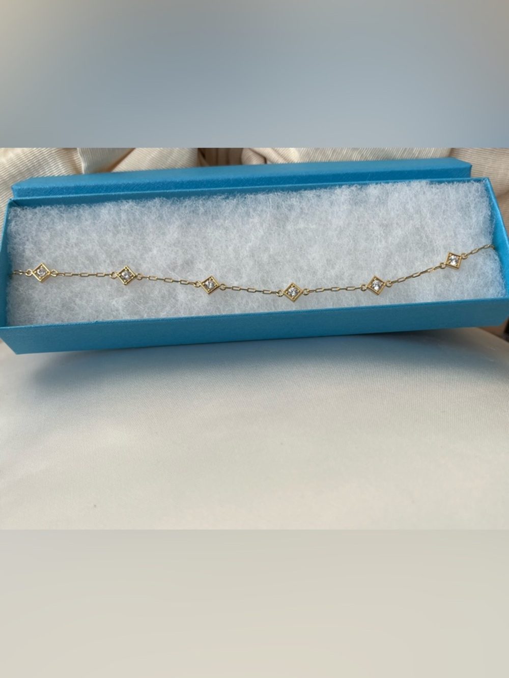 Swarovski TSC Gold Ankle Bracelet Crystals NWT $89 Retail FINAL PRICE - Picture 5 of 11